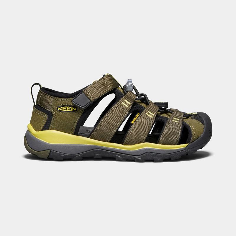 Keen Newport Neo H2 - Çocuk Trekking Sandalet - Zeytin Yeşili/Siyah - Turkey (760124VST)